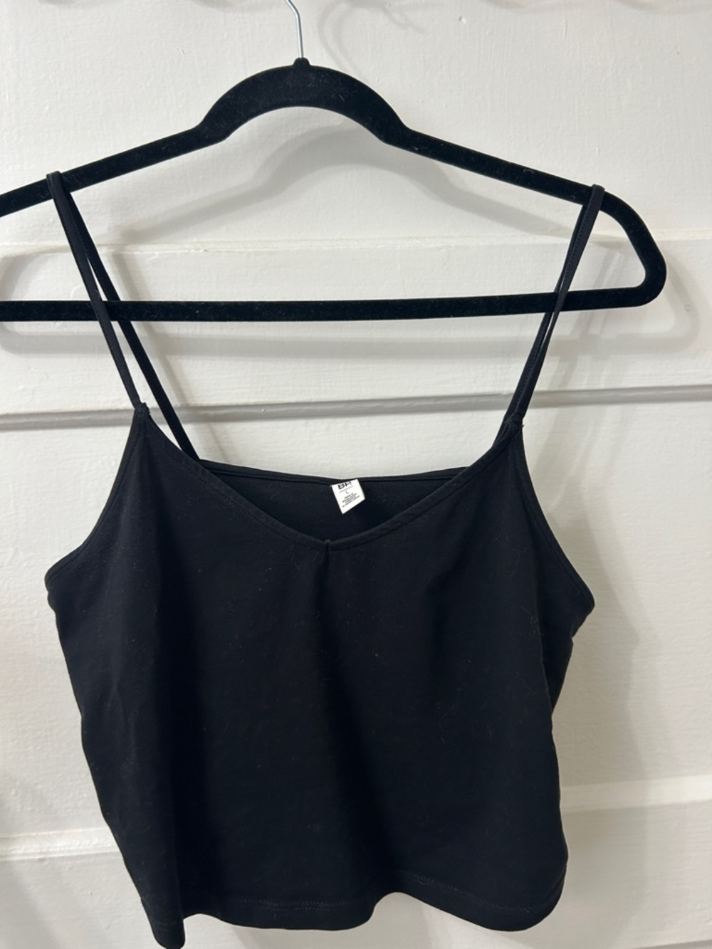 bp Black Spaghetti-Strap Camisole Tank - Women's